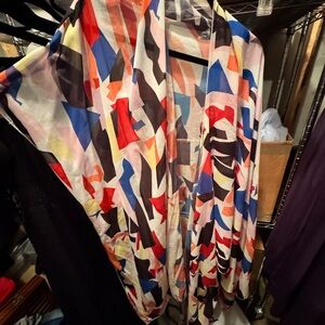Colorful Geometric Patterned kimono